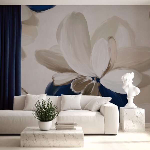 Pétalas suaves em tons de terra