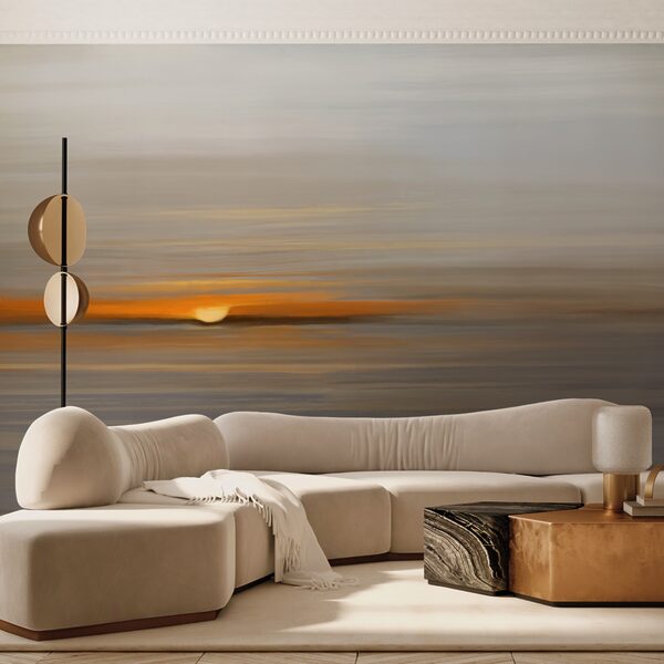 Pôr do sol sobre a água Pôr do sol sobre a água