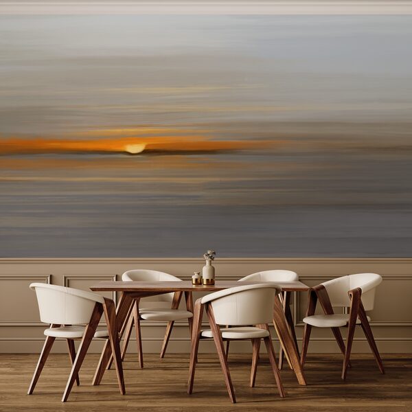 Pôr do sol sobre a água Pôr do sol sobre a água