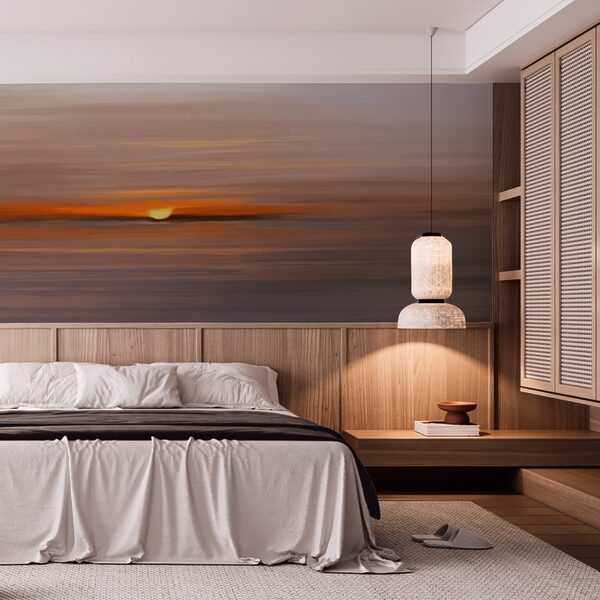 Pôr do sol sobre a água