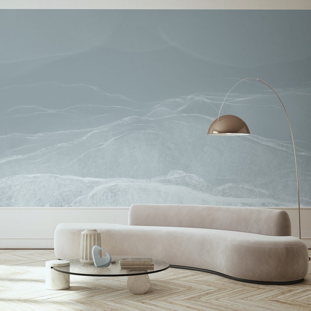 Paisagem branca e cinza