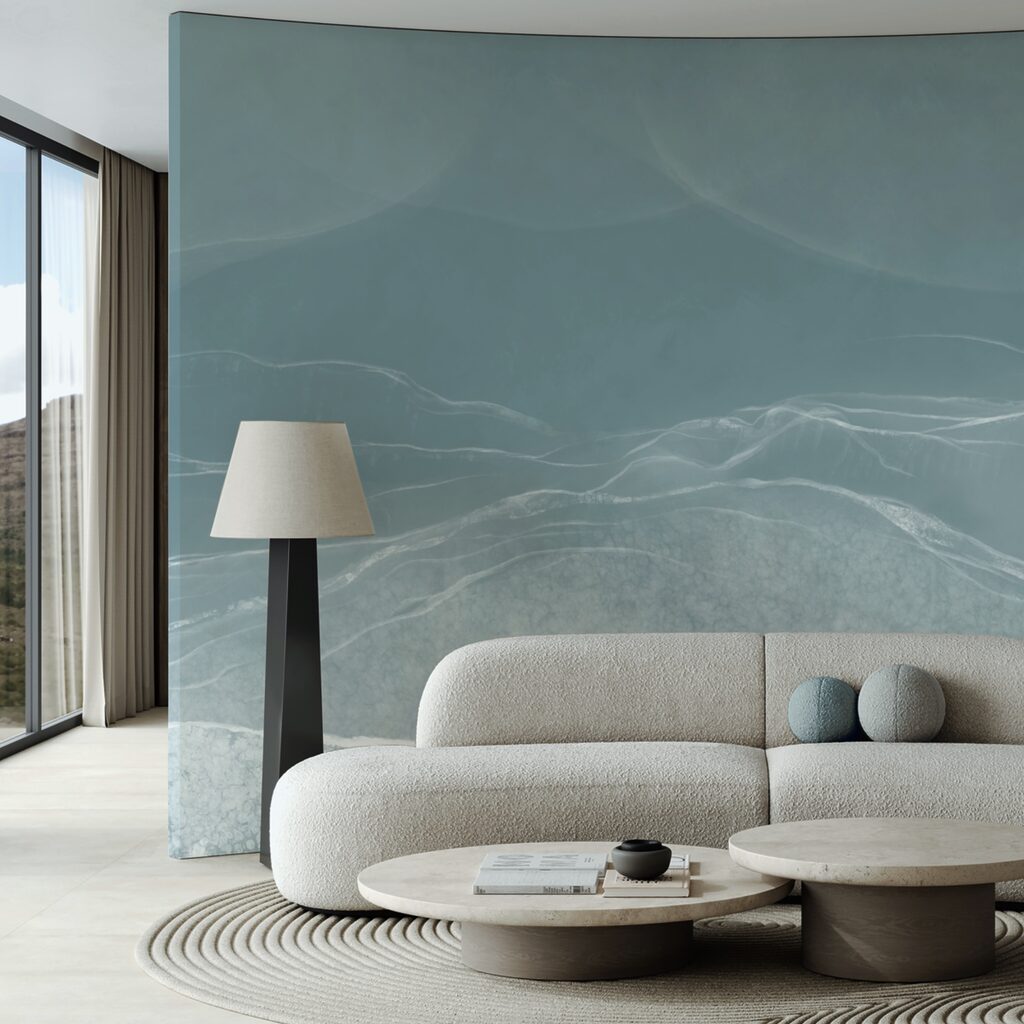 Ondas suaves em tons suaves Ondas suaves em tons suaves