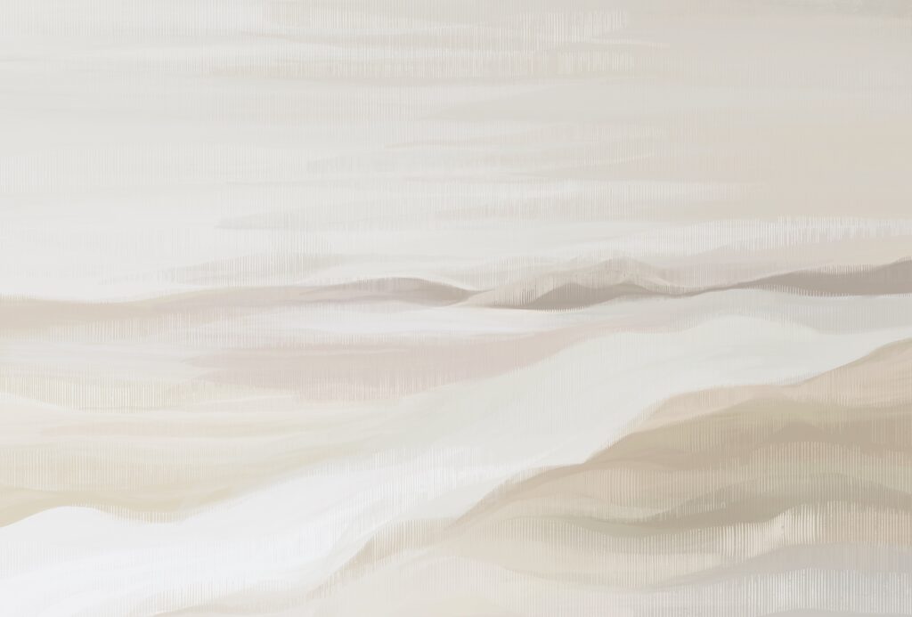 Painting of a desert landscape