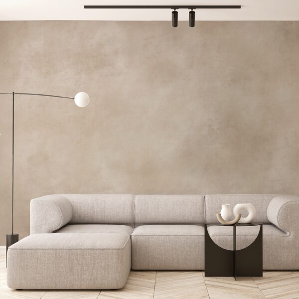 Papel de parede Fundo branco com manchas castanhas