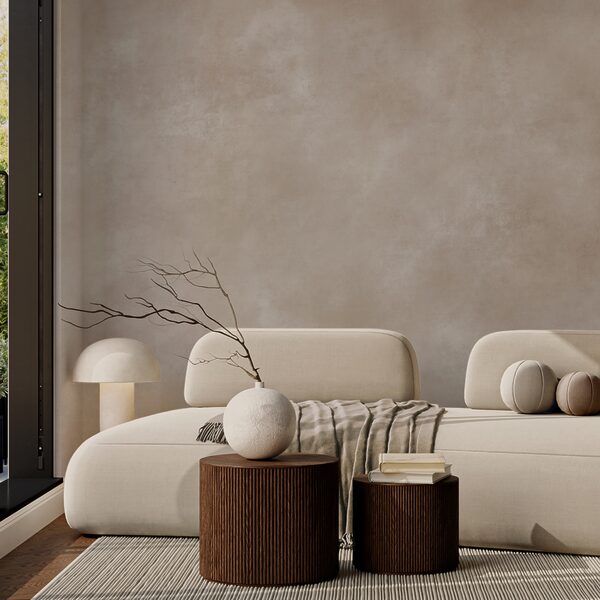 Fundo castanho e branco