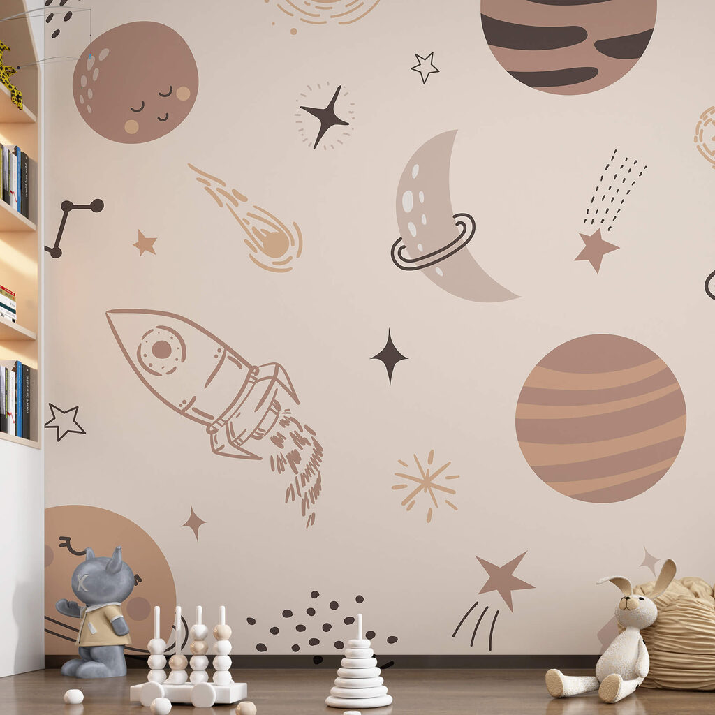 Padrão de planetas e estrelas