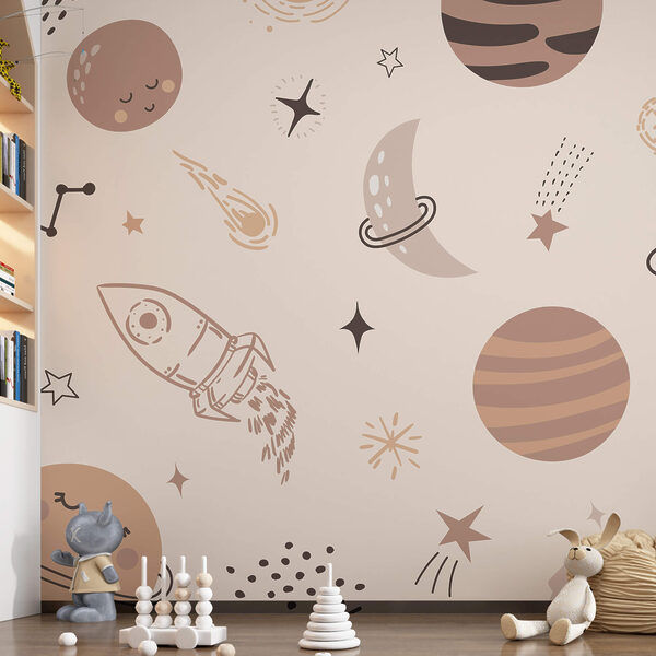 Padrão de planetas e estrelas