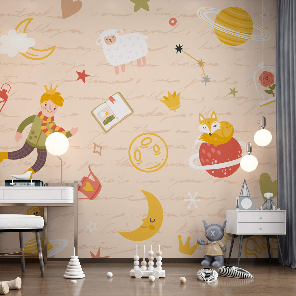 Padrão de personagens de desenhos animados