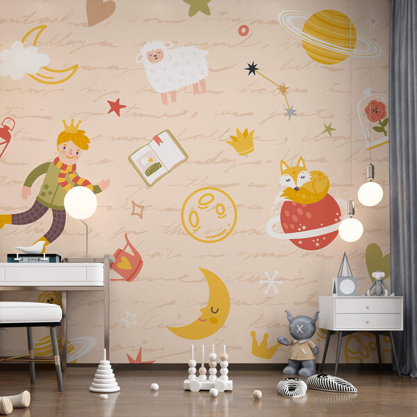 Padrão de personagens de desenhos animados