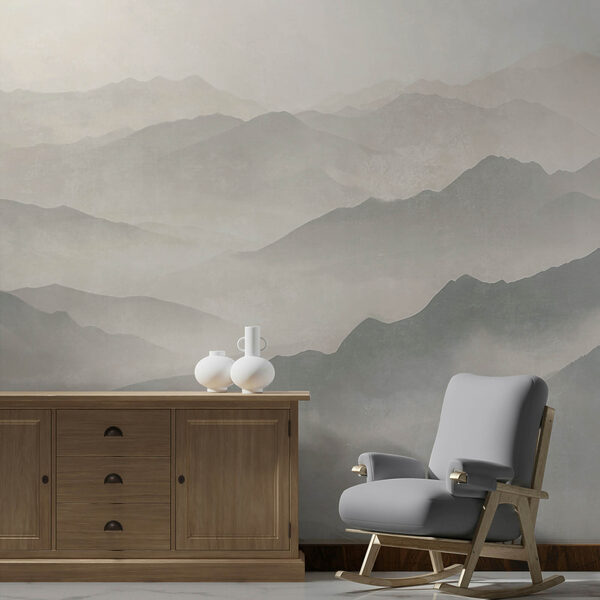 Cordilheira enevoada