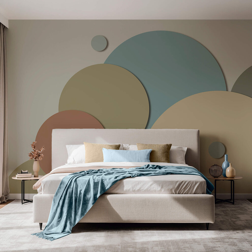 Grupo de círculos com cores diferentes