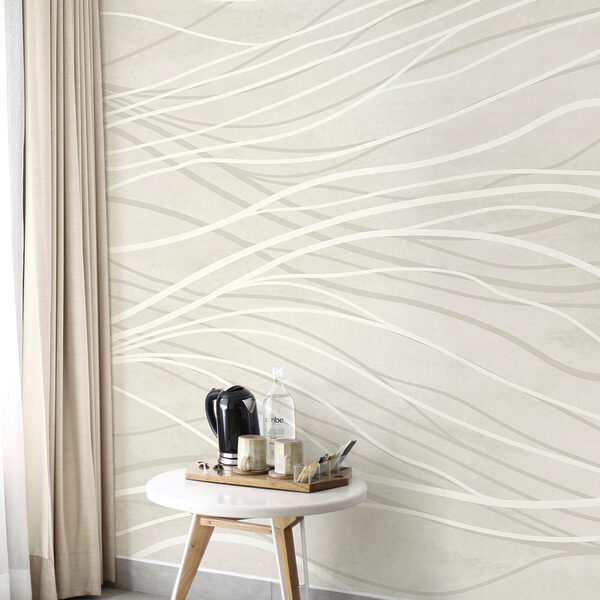 Linhas brancas sobre uma superfície branca