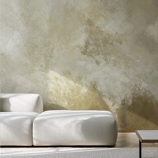 Parede branca e marrom