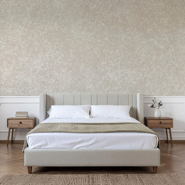 Superfície salpicada de branco