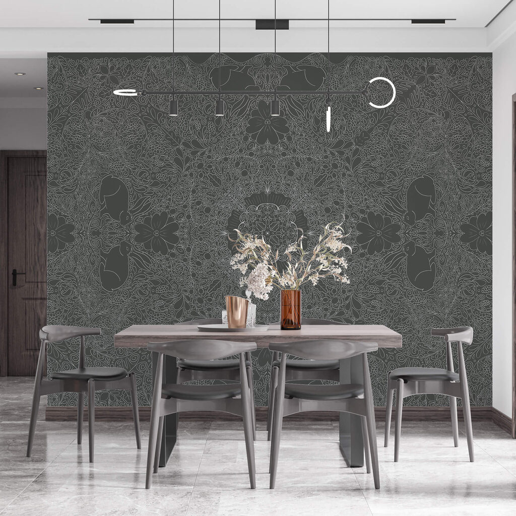 Padrão cinza e branco