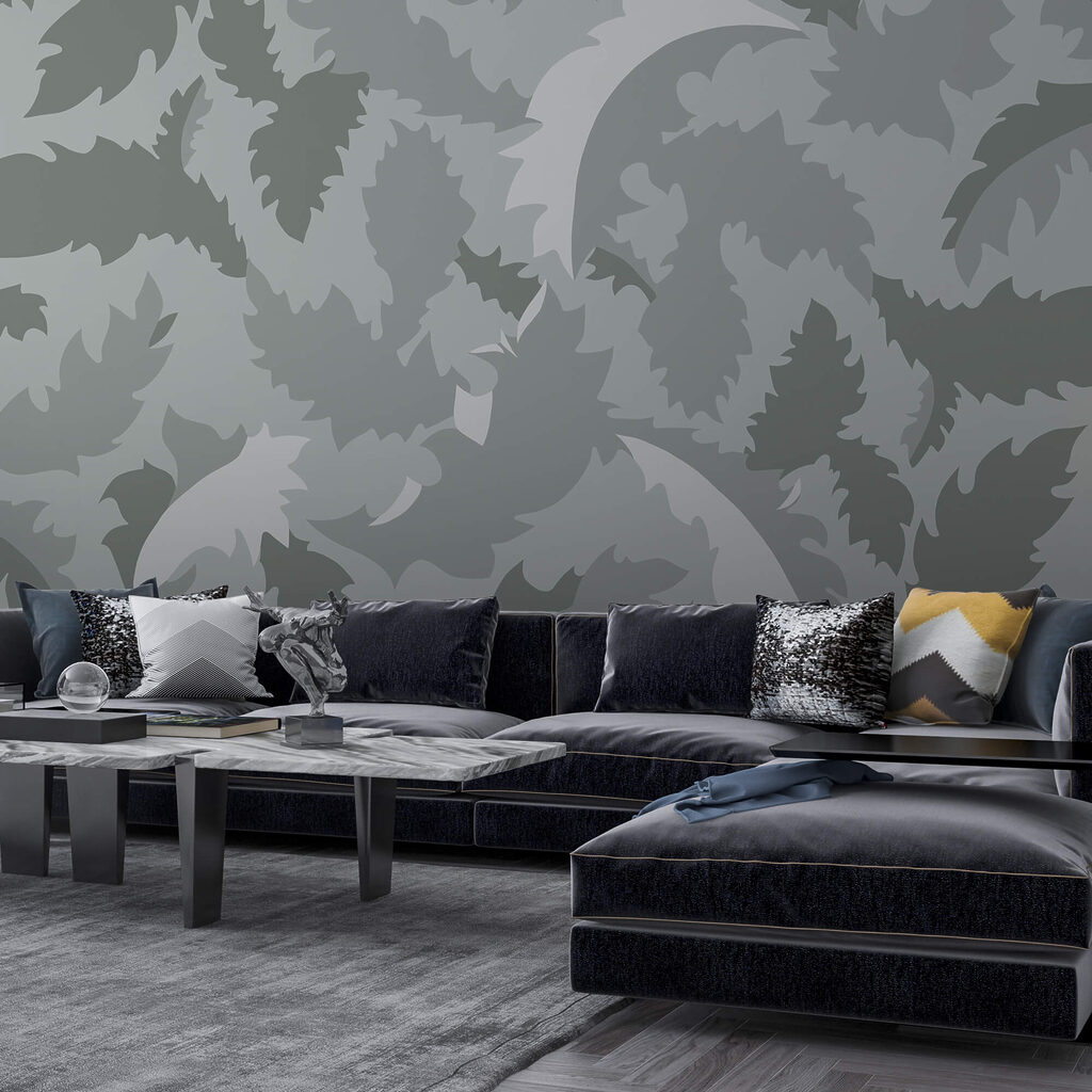 Padrão cinza e branco