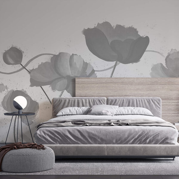 Flores caprichosas em tons suaves