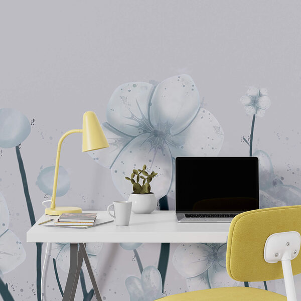 Grupo de flores brancas