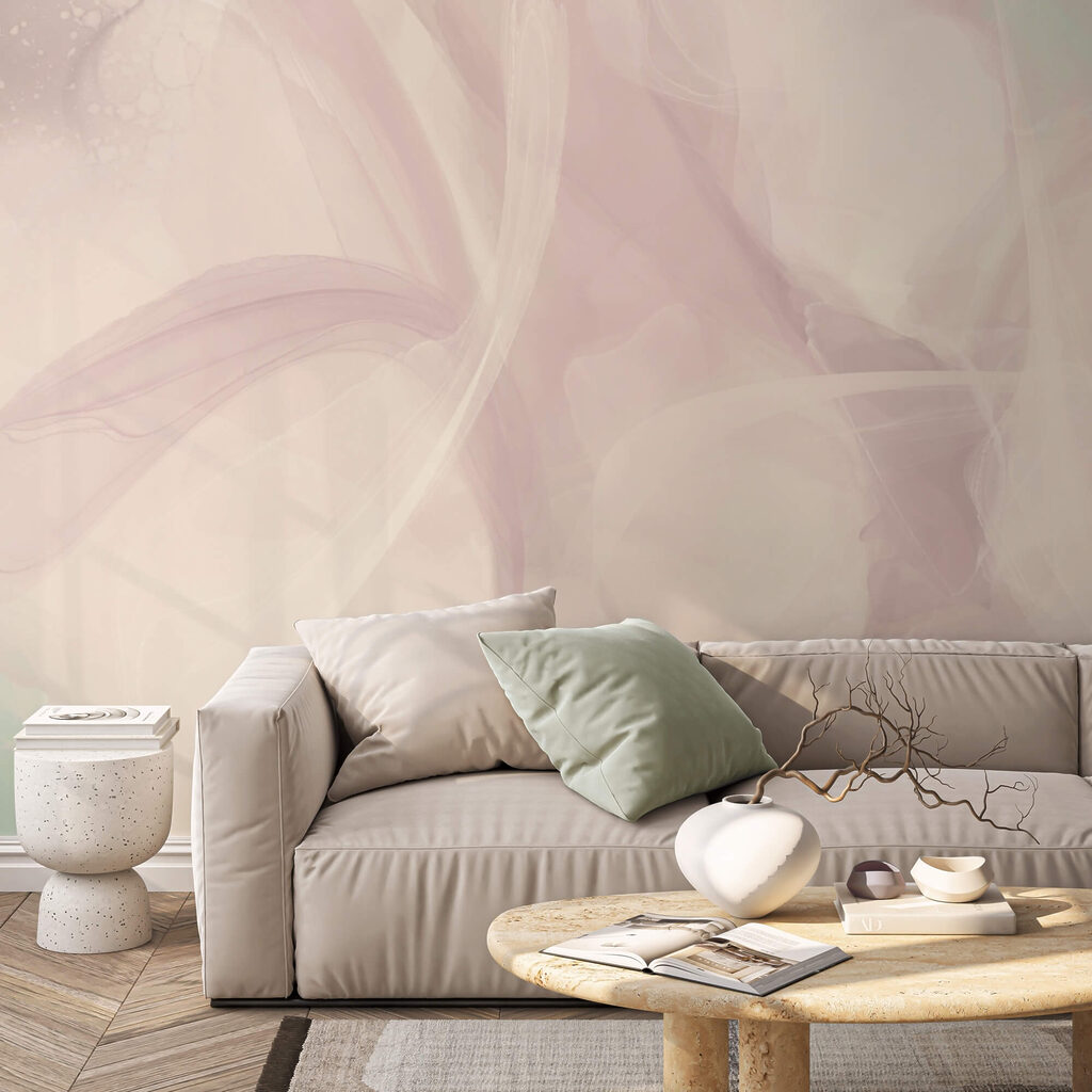 Tons suaves que se misturam em harmonia delicada