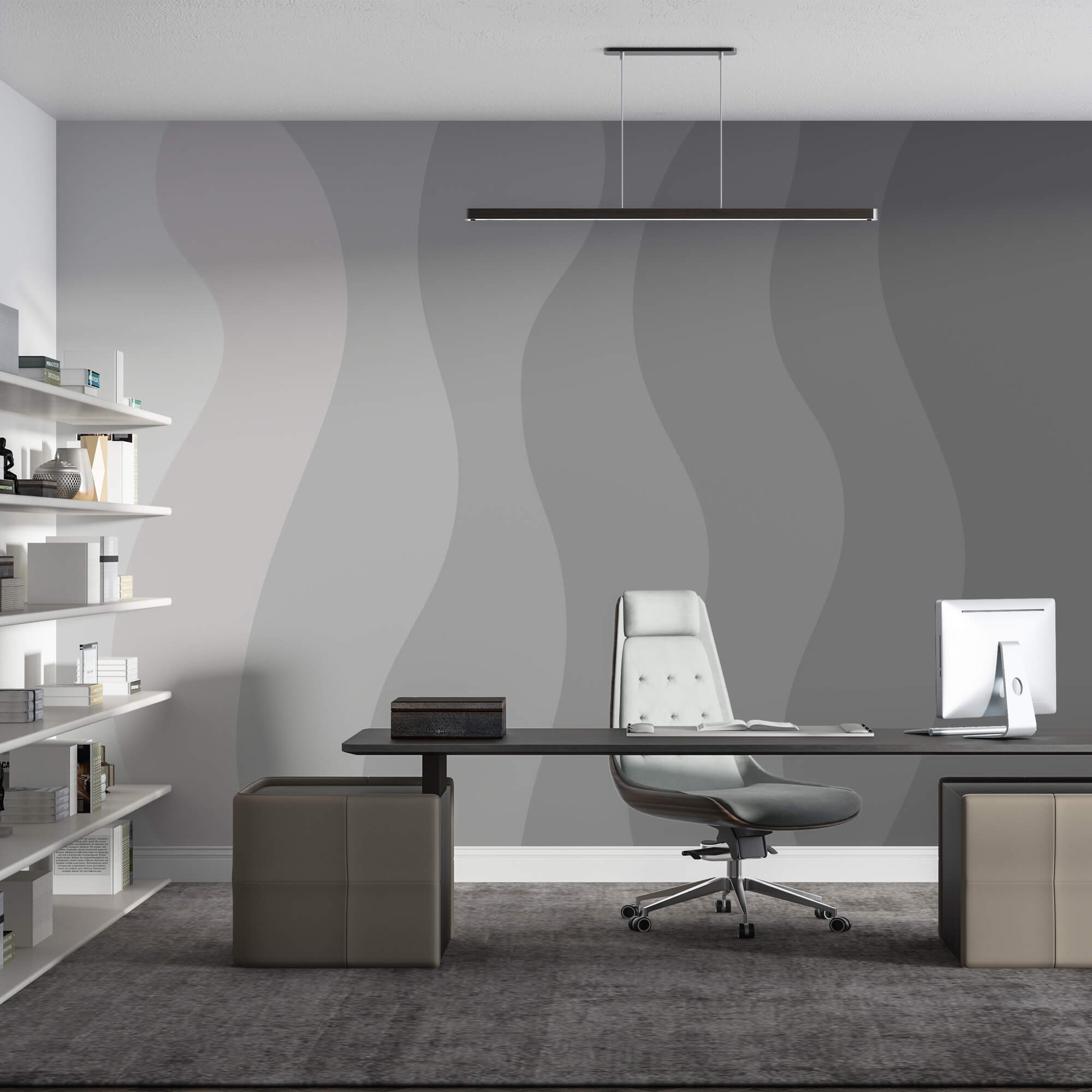 Fundo cinza e branco