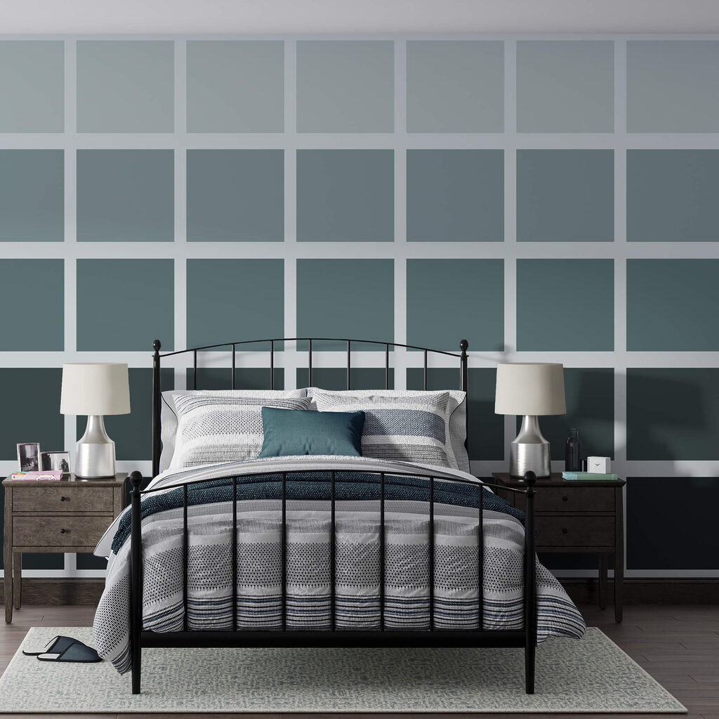 Quadrados cinzentos com quadrados pretos