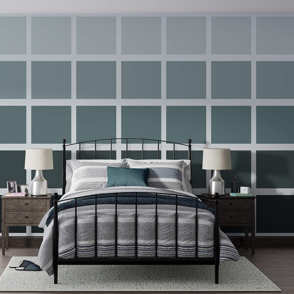 Quadrados cinzentos com quadrados pretos