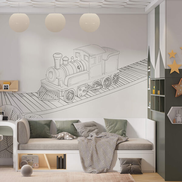 Desenho de um trem Desenho de um trem