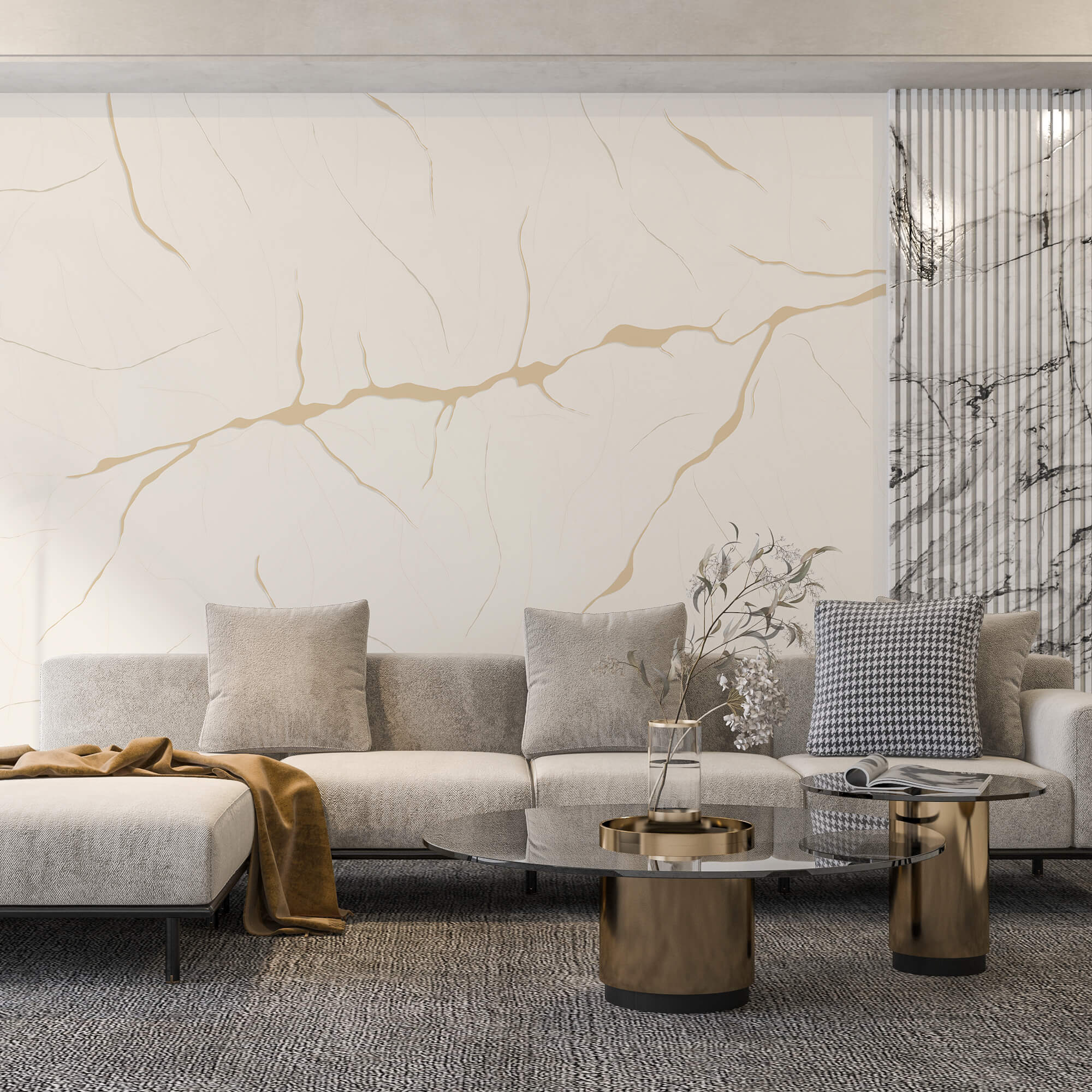 Superfície branca com rachaduras