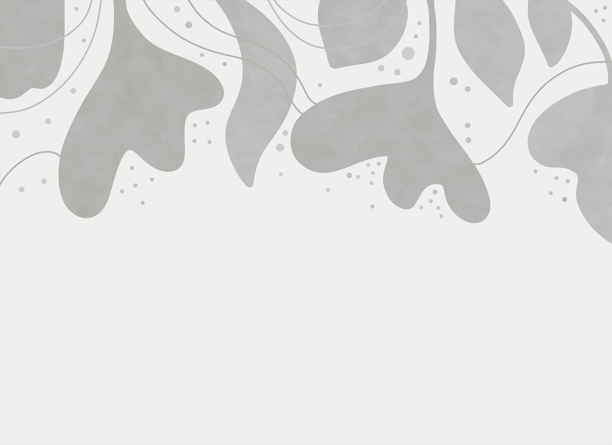 Grey and white background with leaves Grey and white background with leaves