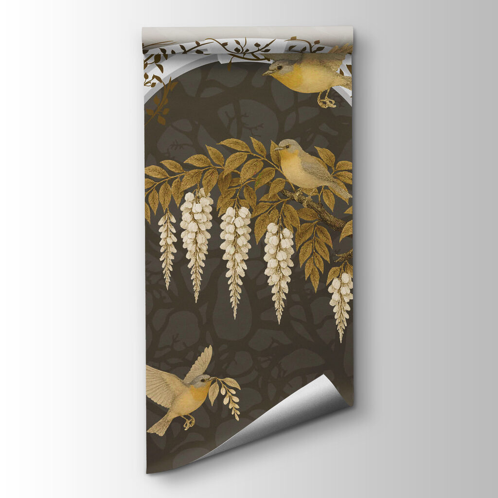 White arch with birds flying over it White arch with birds flying over it