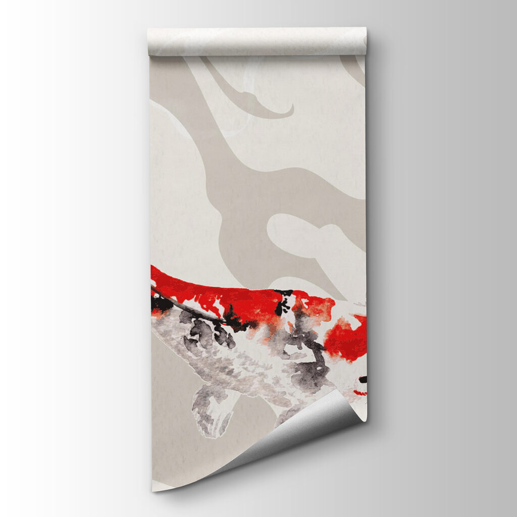 Painting of fish swimming Painting of fish swimming