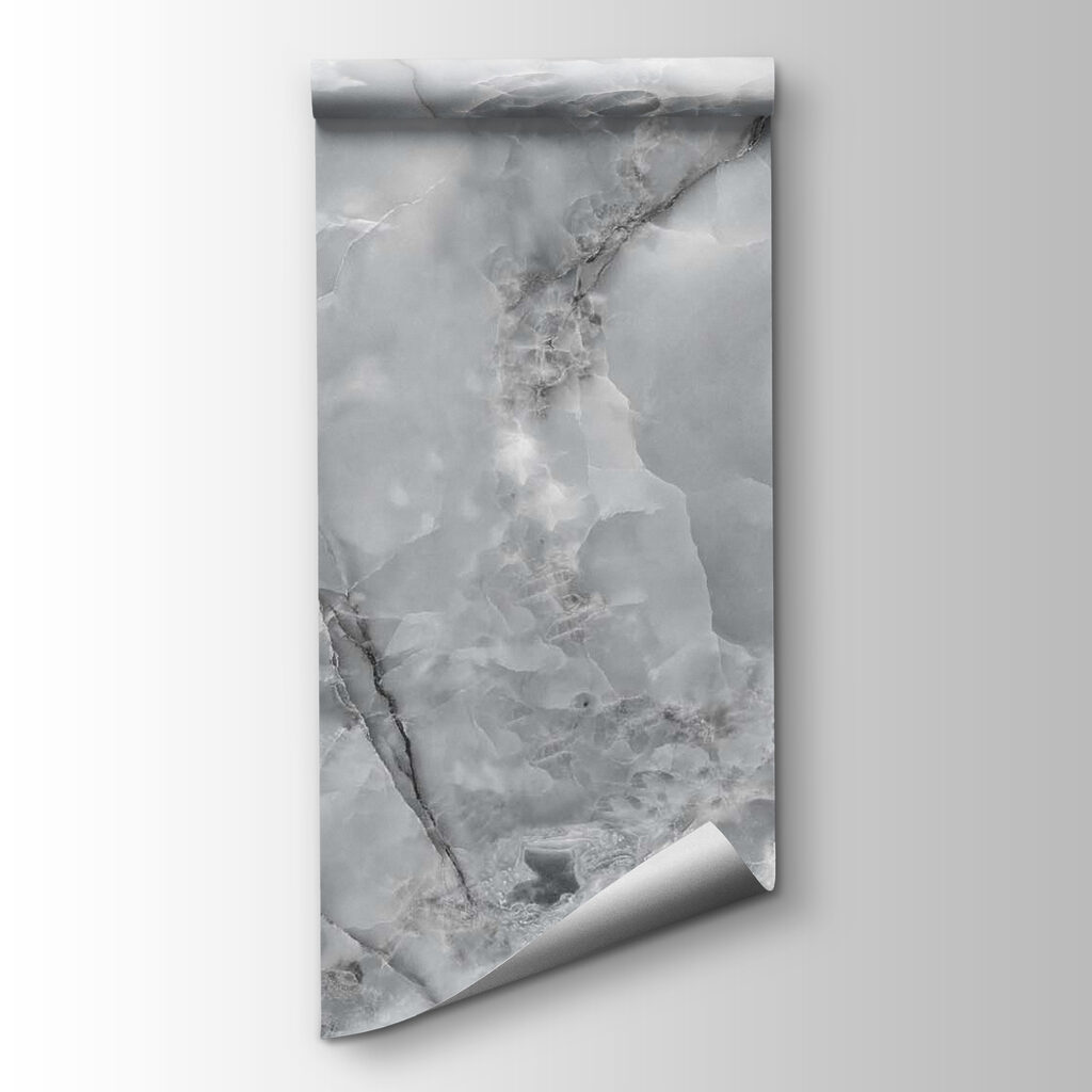 Elegant, cool-toned marble pattern design