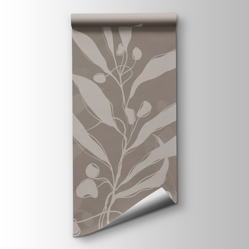 Soft botanical design on a neutral backdrop Soft botanical design on a neutral backdrop