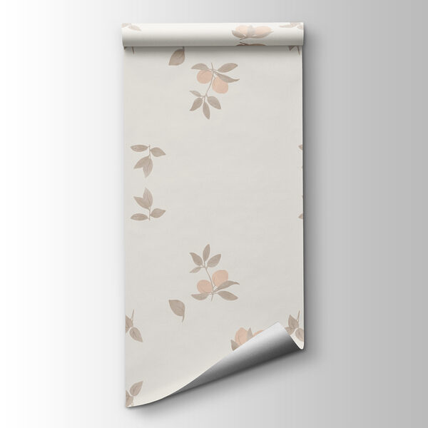 Pattern of leaves and flowers