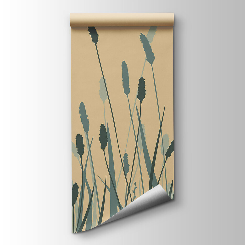 Gentle waves of green swaying gracefully Gentle waves of green swaying gracefully