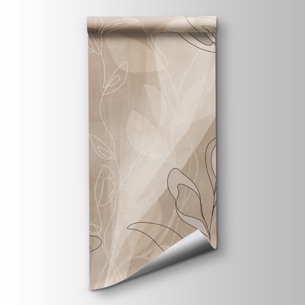 Soft lines on a gentle background