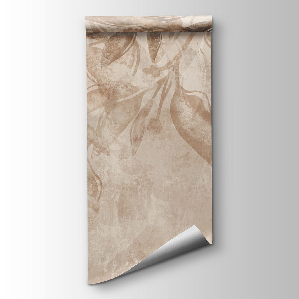 Delicate leaves in soft tones