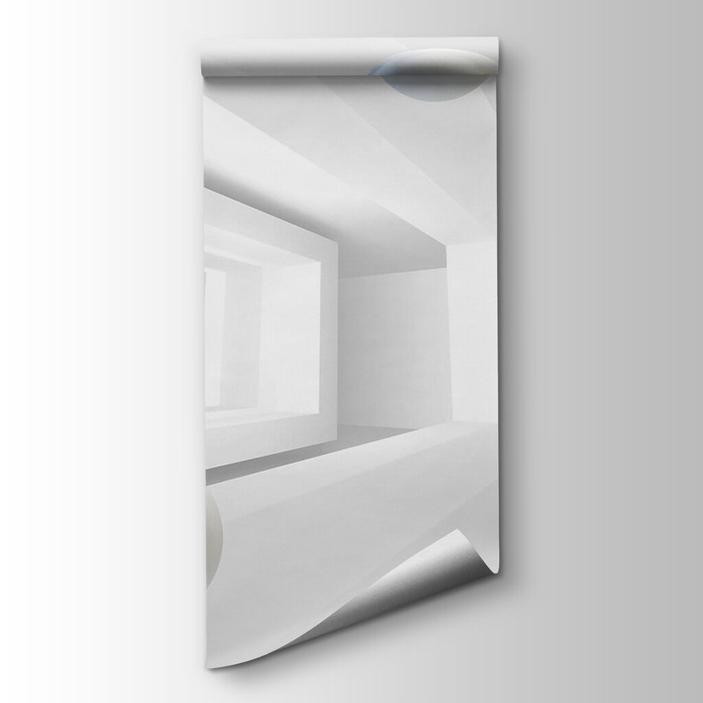 White balls in a room White balls in a room