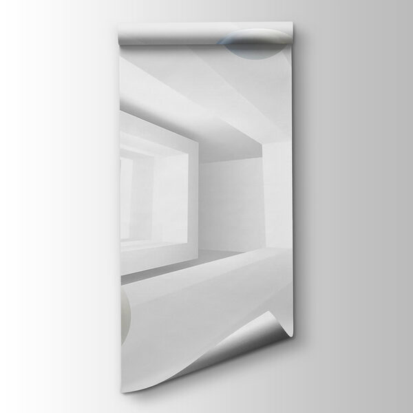 White balls in a room White balls in a room