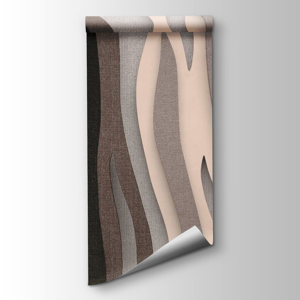 Textured waves in neutral tones Textured waves in neutral tones