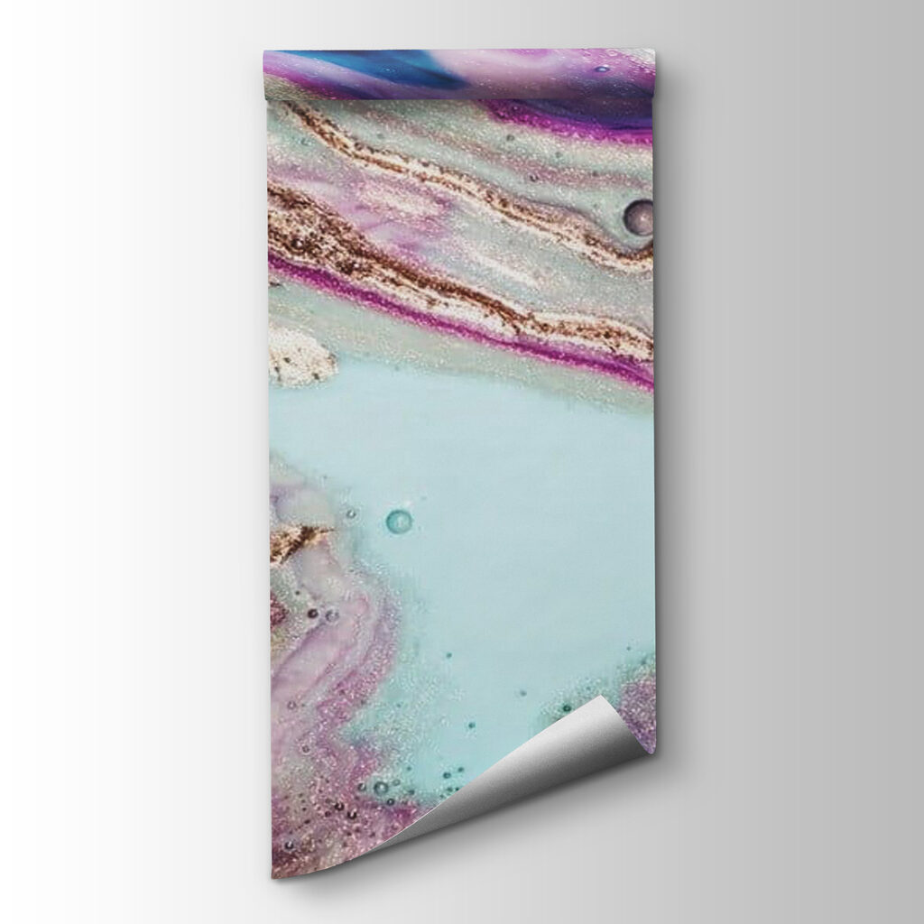 Abstract waves of color and texture