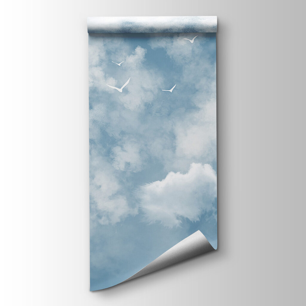 Group of birds in the sky