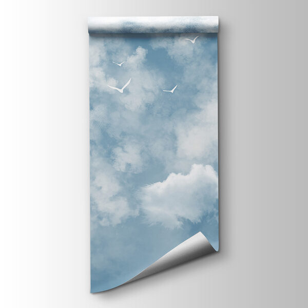 Group of birds in the sky