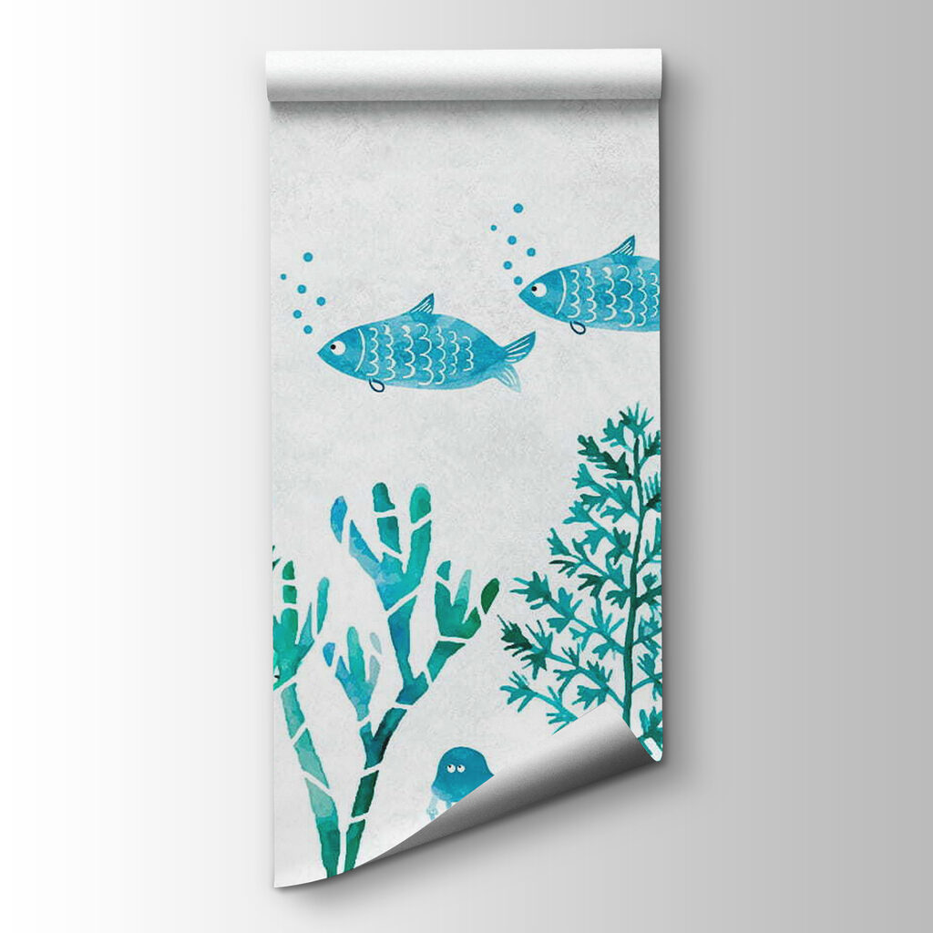 A group of fish and jellyfish A group of fish and jellyfish