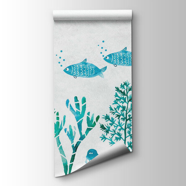 A group of fish and jellyfish A group of fish and jellyfish