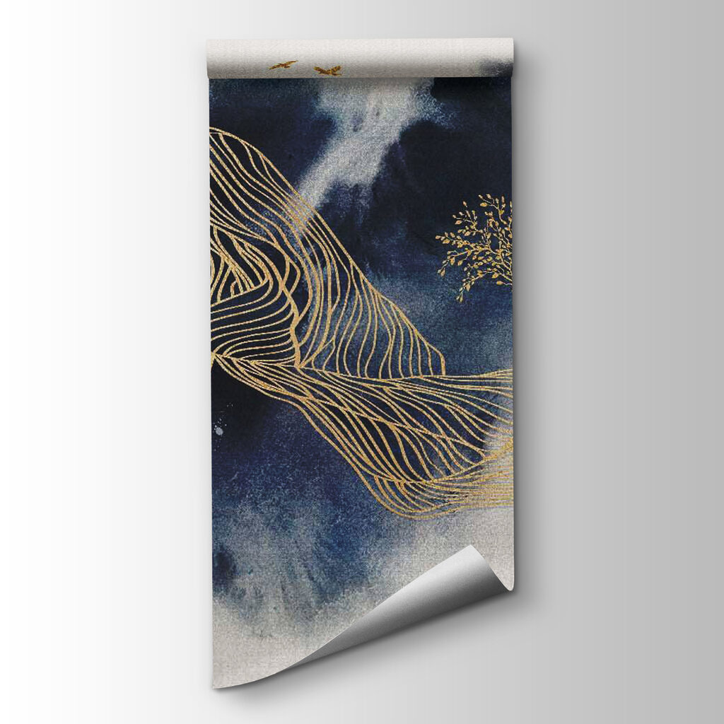 Dreamy landscape with serene elements