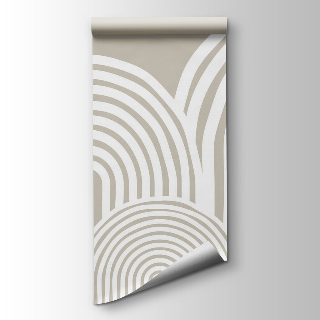 White and gray background with curved lines White and gray background with curved lines