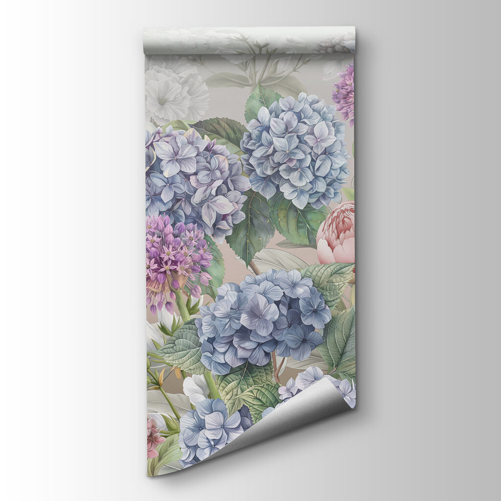 Group of flowers on a white background