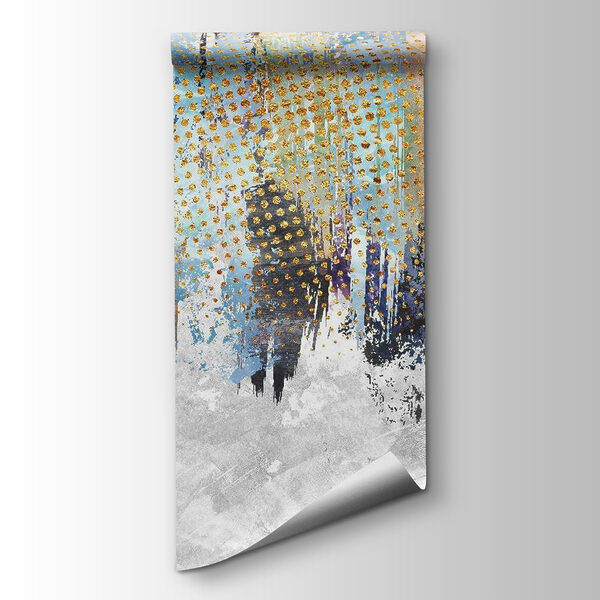 Abstract hues blend in harmony