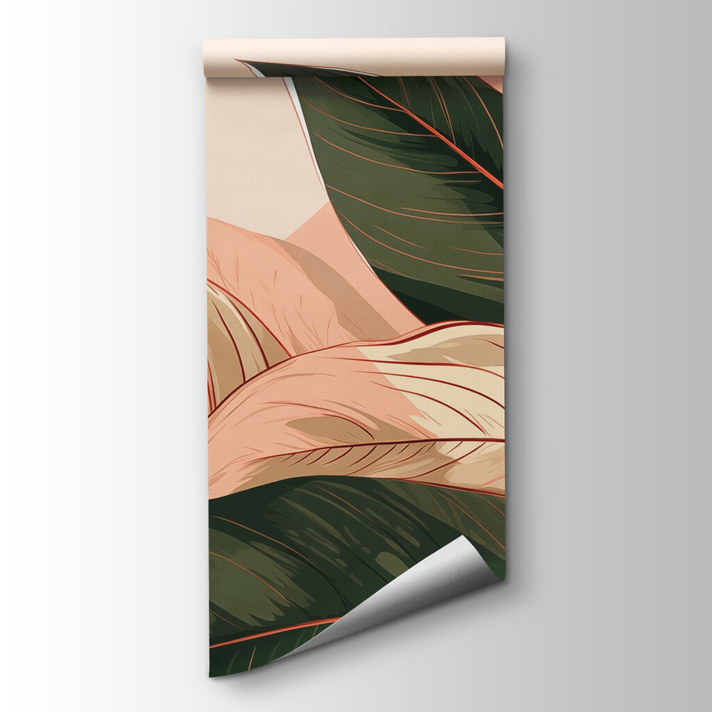 Beautiful foliage in soft colors